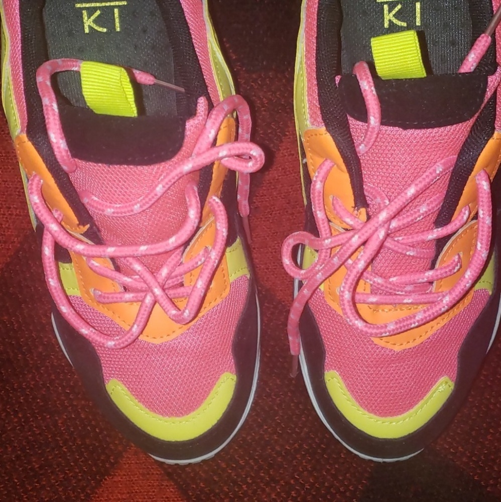 Multi colored sneakers